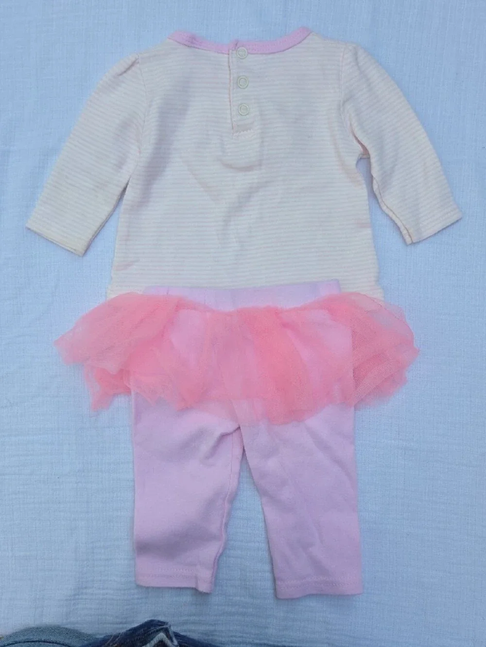 Lot of Baby Girl Long Sleeve Outfits - Size 0-3 Months